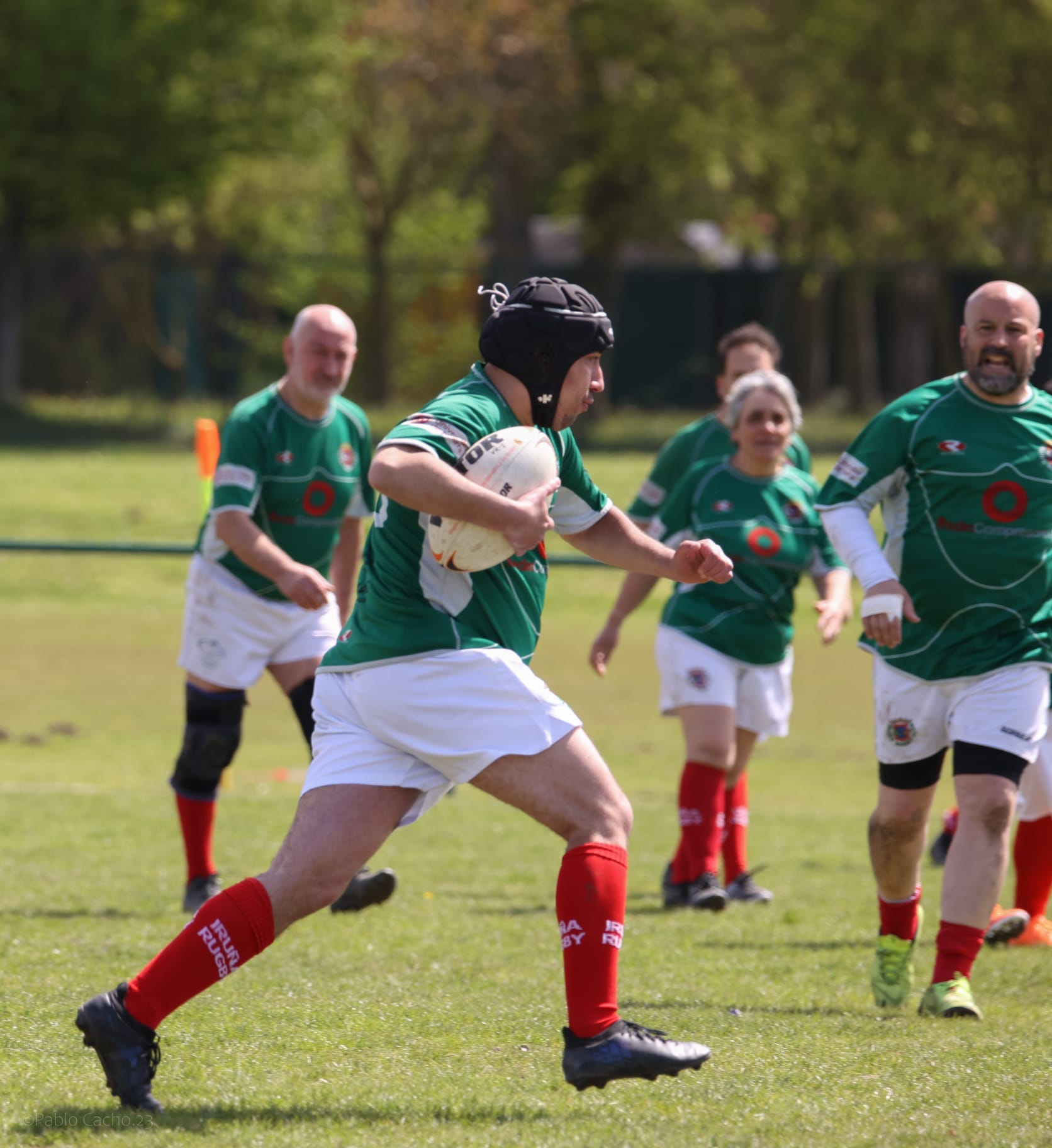 Buen juego en la cita de Liga Bultza celebrada en Pamplona el 16 de abril